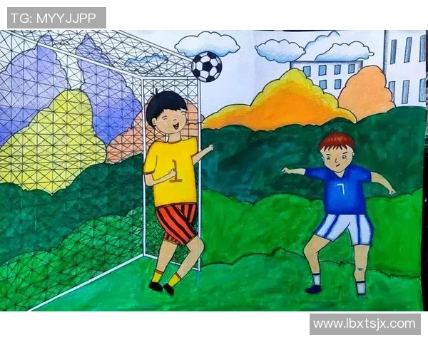 足球明星艺术创作展现足球魅力的横版绘画作品欣赏